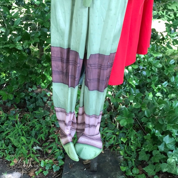 Teenage Mutant Ninja Turtle Donatello 2 pc Halloween Costume & Plastic Mask M - Picture 12 of 16